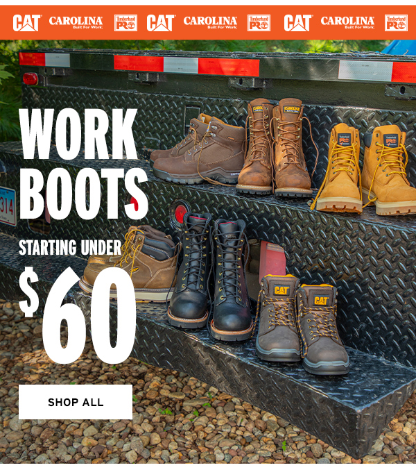 Work Boots Starting Under $60 - Click to Shop All