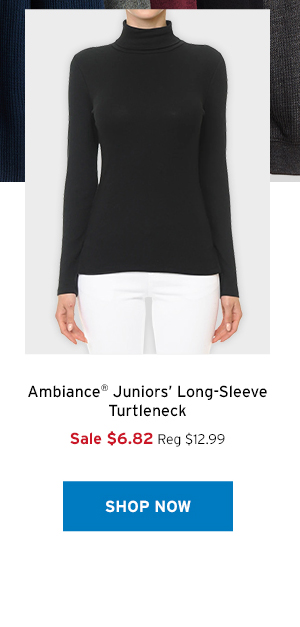 Ambiance Juniors' Long-Sleeve Turtleneck - Click to Shop Now