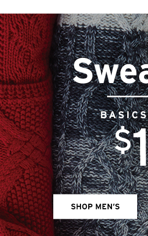 Sweaters - Click to Shop Men's