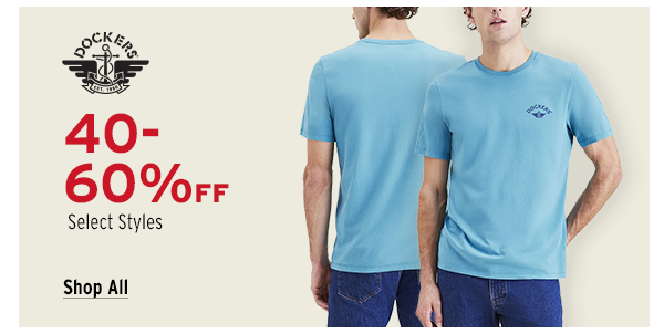 40-60% OFF Dockers Select Styles - Click to Shop All