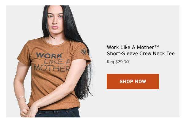 Work Like A Mother Short-Sleeve Crew Neck Tee - Click to Shop Now