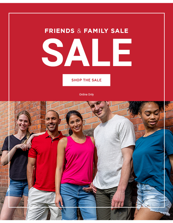 Friends & Family Sale - Click to Shop the Sale