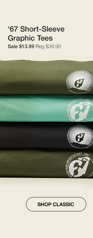 '67 Short-Sleeve Graphic Tees - Click to Shop Classic
