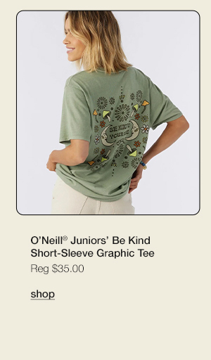 O'Neill Juniors' Be Kind Short-Sleeve Graphic Tee - Click to Shop