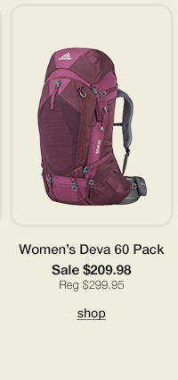 Gregory Women's Deva 60 Pack - Click to Shop