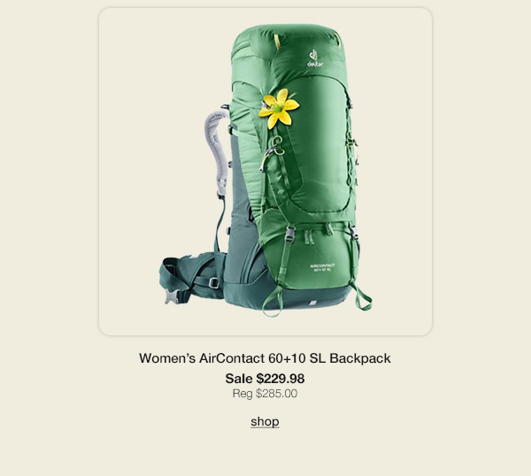 Deuter Women's AirContact 60+10 SL Backpack - Click to Shop