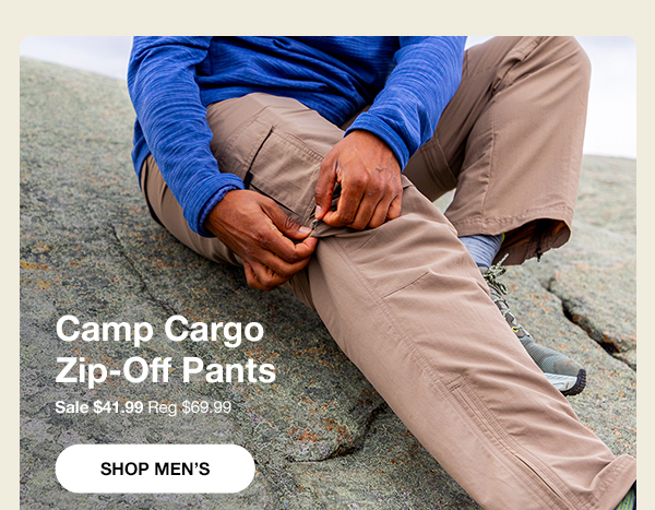 Camp Cargo Zip-Off Pants - Click to Shop Men's