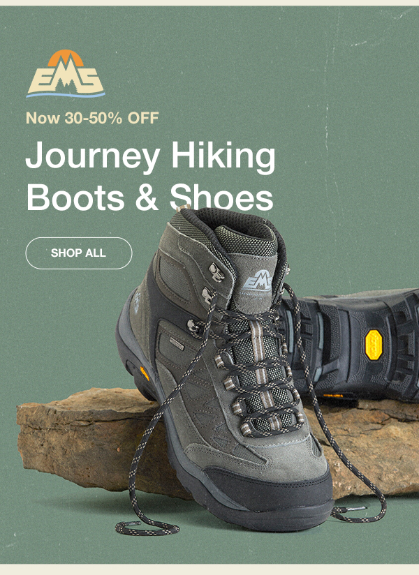 EMS Now 30-50% OFF Journey Hiking Boots & Shoes - Click to Shop All