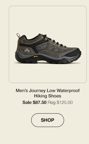 Men's Journey Low Waterproof Hiking Shoes - Click to Shop