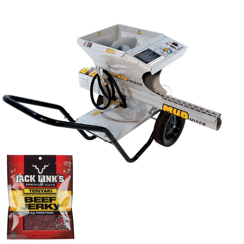 Mud Mixer Portable Concrete Mixer | Heavy Duty | Electric (PROMO FREE CASE OF JERKY W/ PURCHASE)