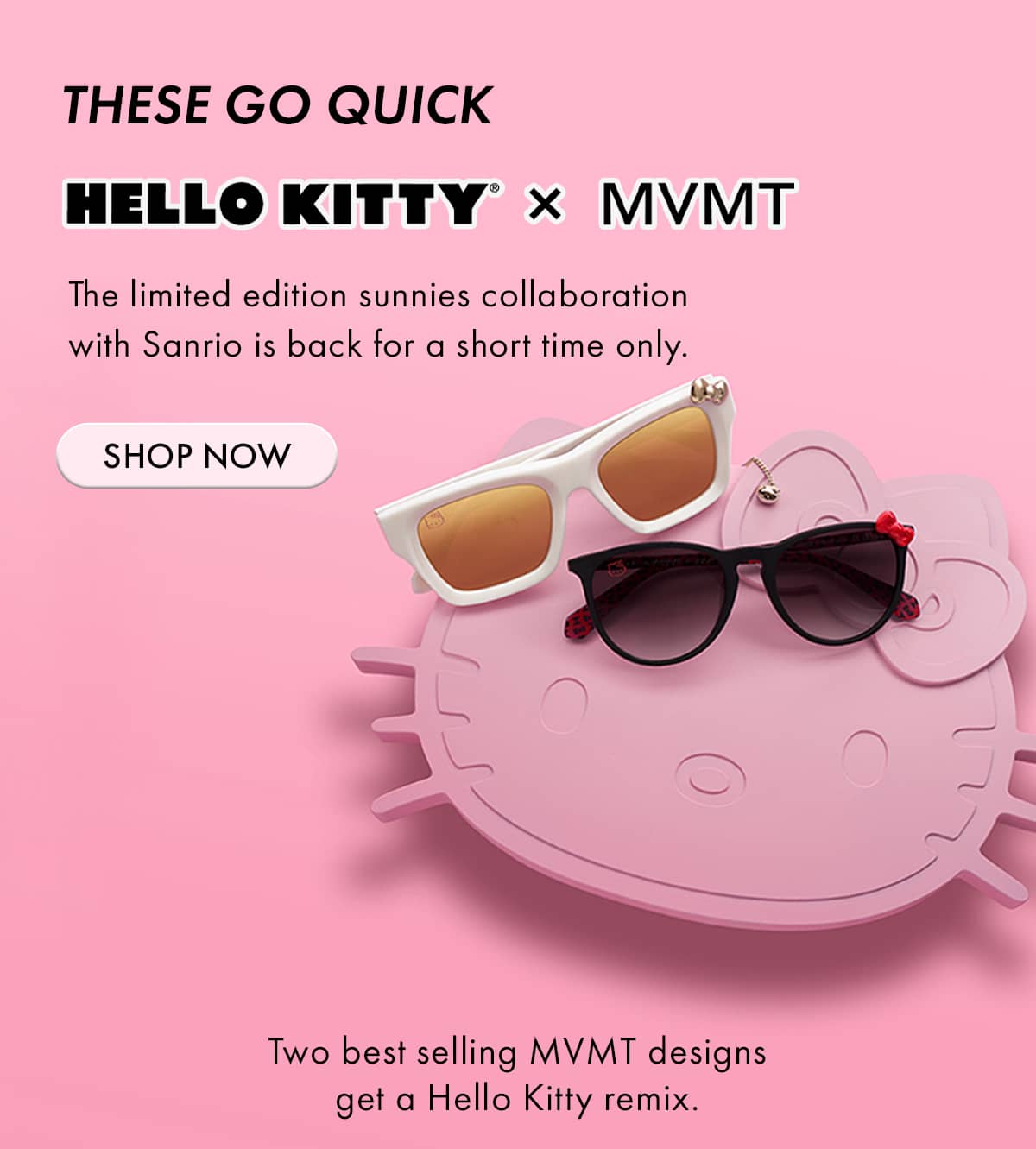 Cute, pink & BACK IN STOCK! Get these limited-edition Hello Kitty