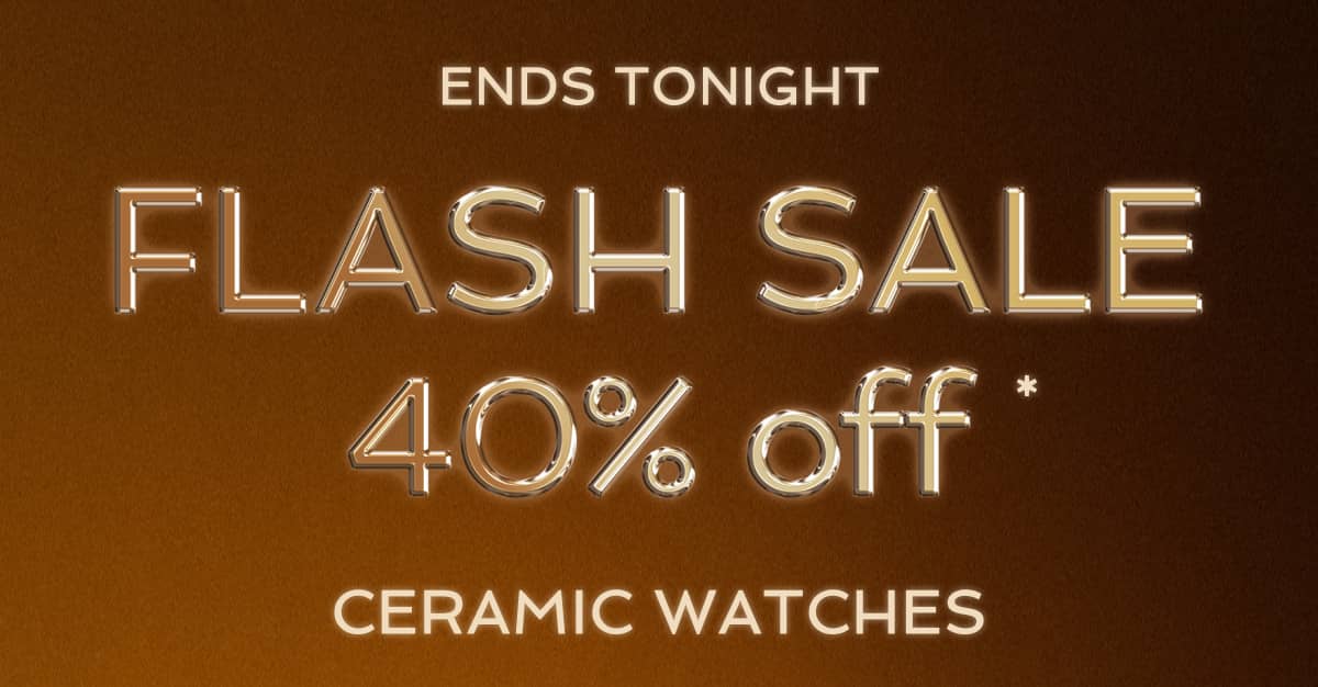 Flash Sale! 40% off Ceramics