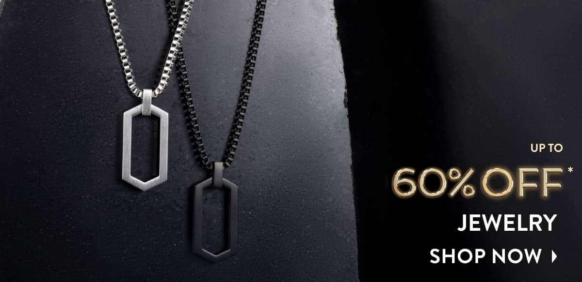 up to 60% off Jewelry