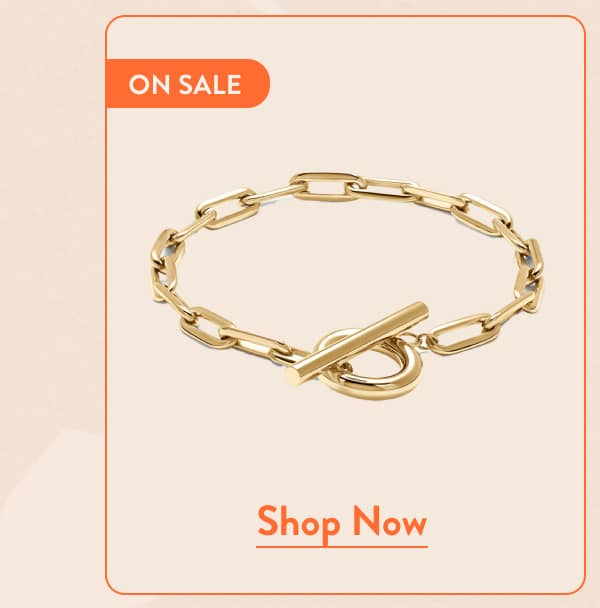 Cable Chain Bracelet | Gold