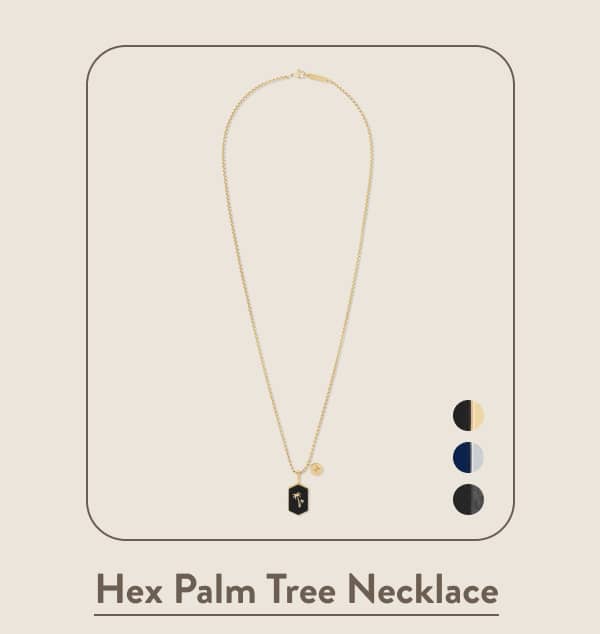 Palm Tree Necklace