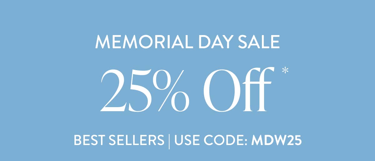 Memorial Day Sale | 25% Off With Code: MDW25