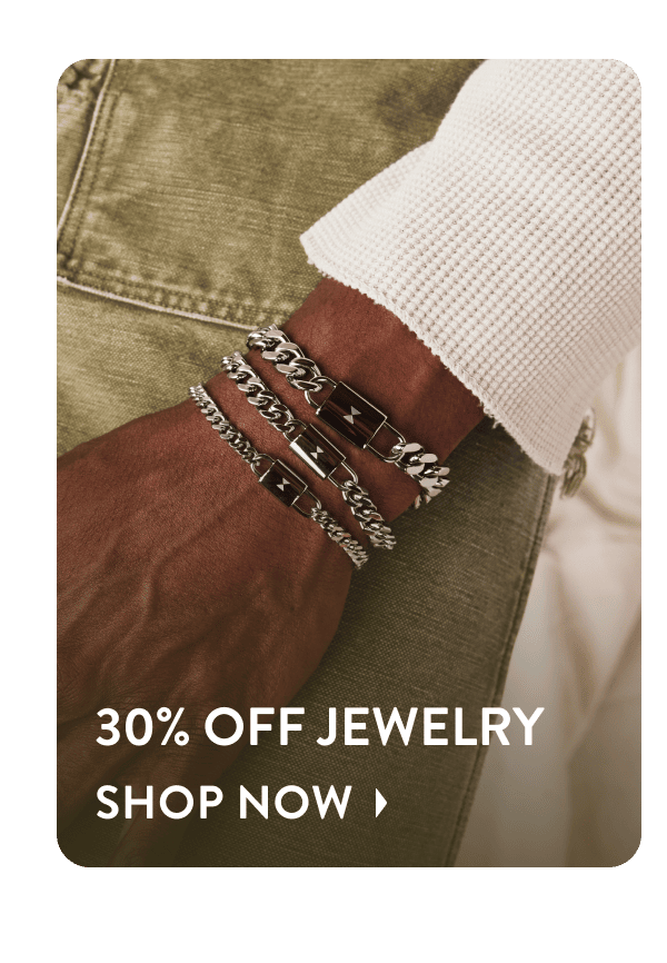 30% Off Jewelry | Shop Now