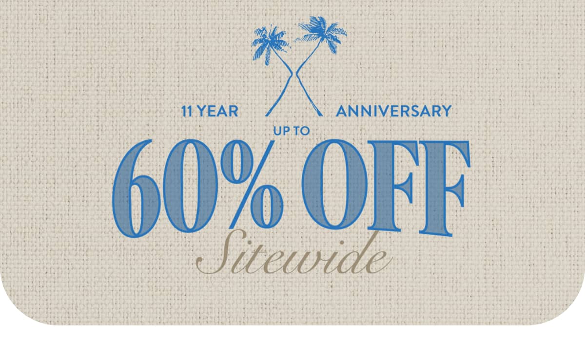 Up To 60% Off Sitewide