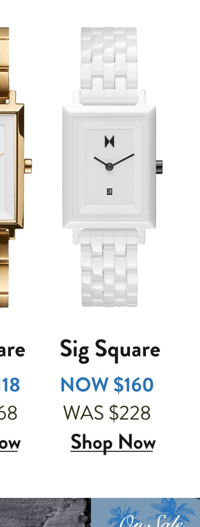 Sig Square Ceramic | Gloss White