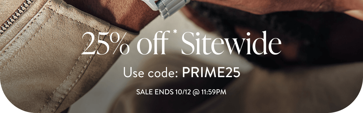 Use code: PRIME25