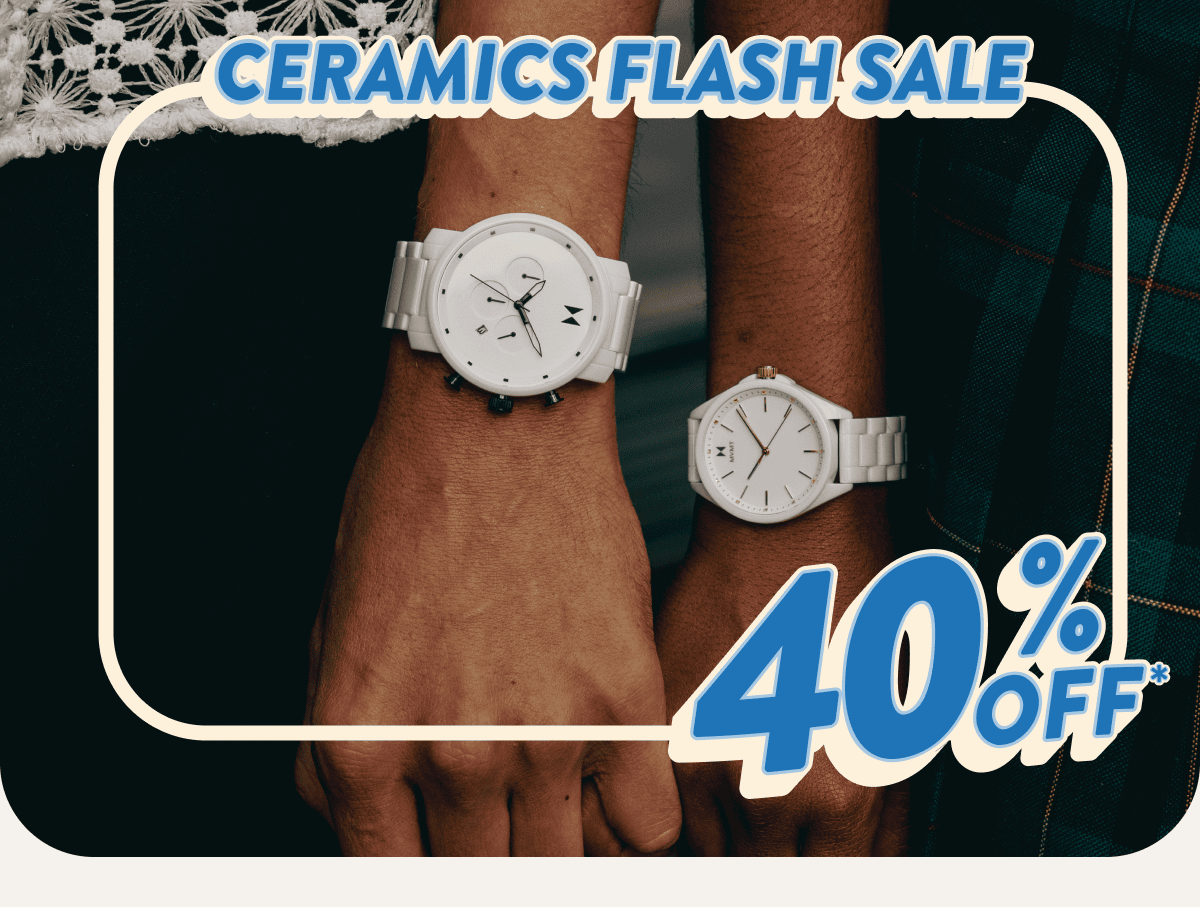 Ceramics Flash Sale | 40% off