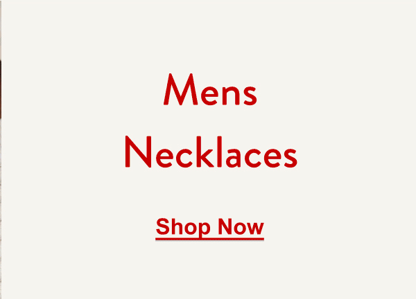 Mens Necklaces | Shop Now