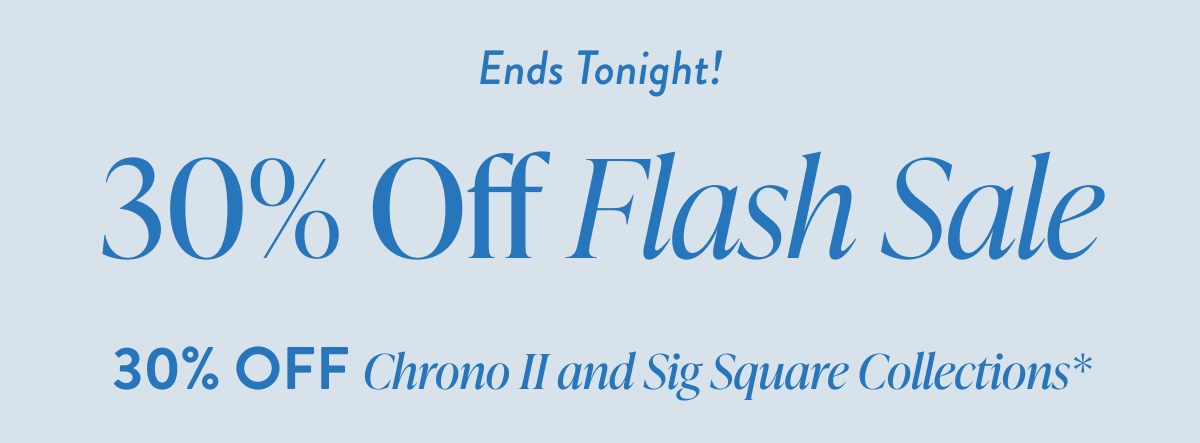 Flash Sale | 30% OFF