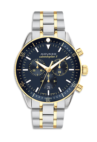 Two-Tone Blue Heritage Chrono