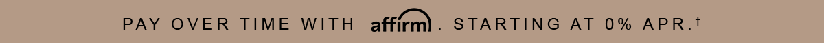 Pay Over Time With Affirm