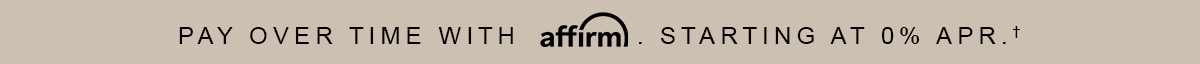 Pay Over Time With Affirm