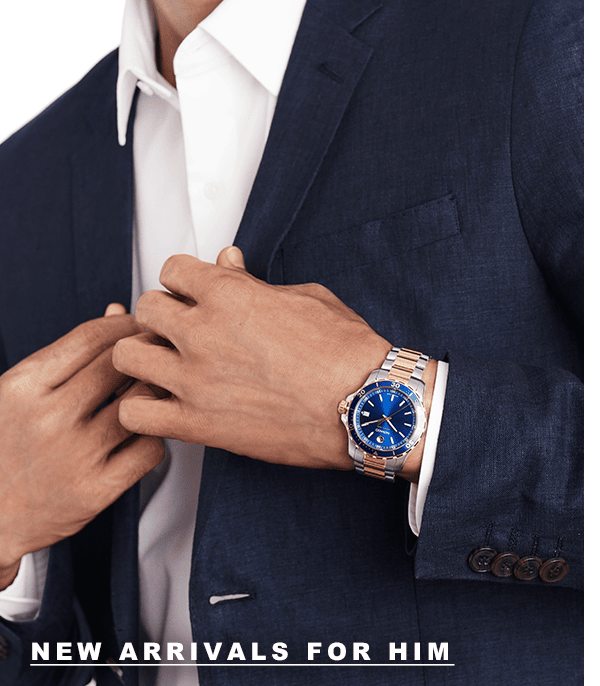 Shop New Arrivals for Him