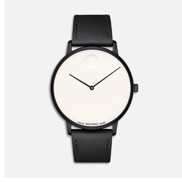 Black Leather Strap Face