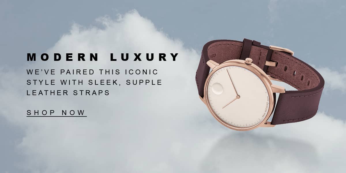 Modern Luxury | Brown Beige Movado Face