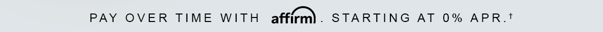 Pay Over Time With Affirm