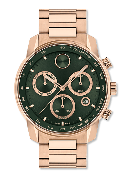 Bold Verso | Rose Gold and Green