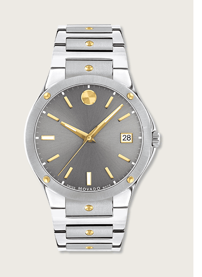 Movado SE | Grey with Gold
