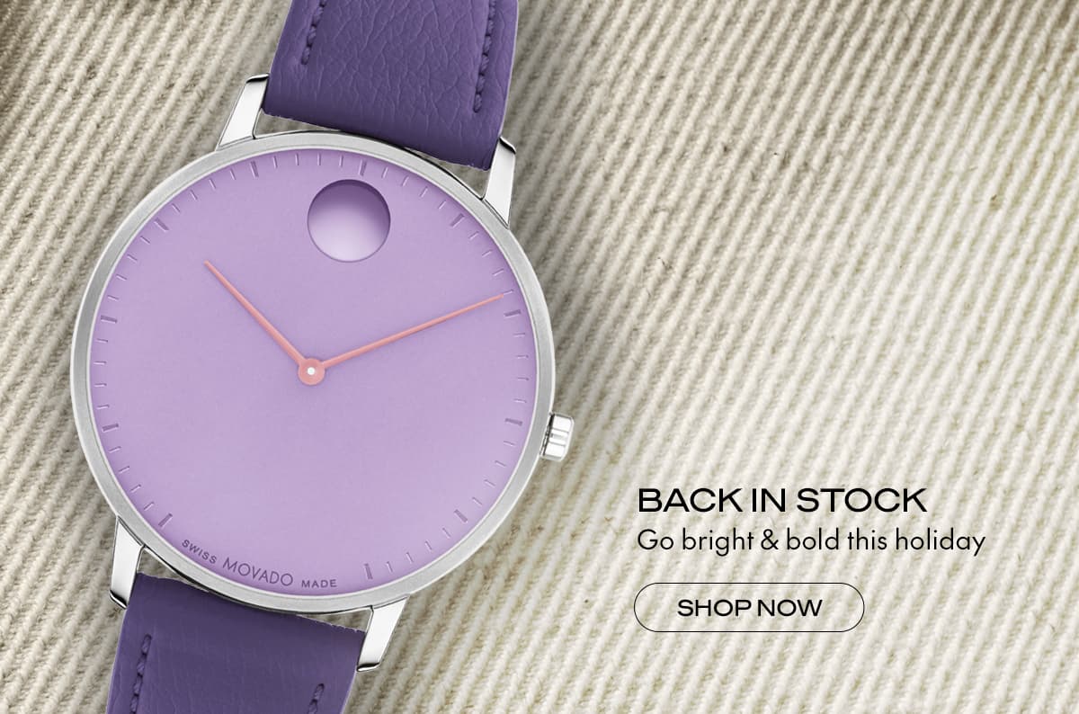 Back in stock