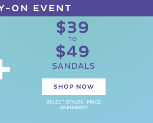 $39 to $49 Sandals