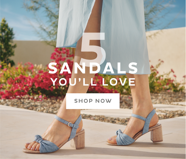 5 Sandals You'll Love
