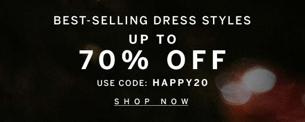 Best-Selling Dress Styles Up to 70% Off