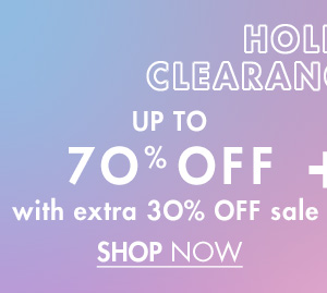 Additional 10% OFF when you spent $75+ on sale items. Up to 70% OFF, this  weekend only 