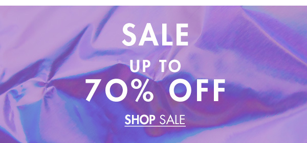 Sale up to 70% Off