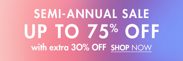 Up To 75% Off With Extra 30% Off