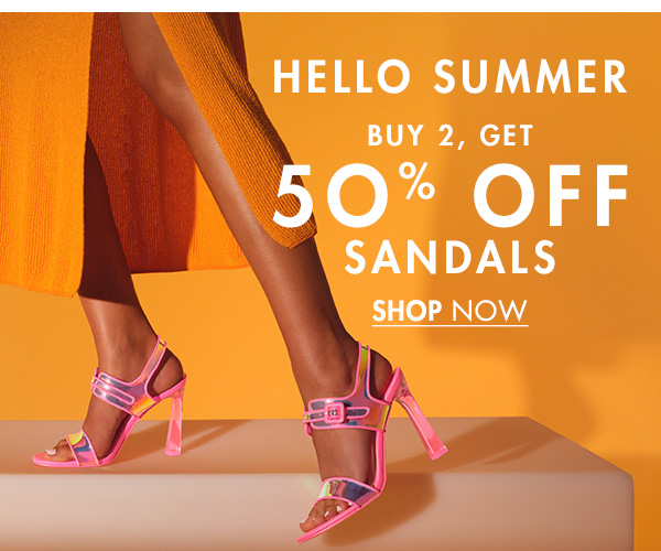 Buy 2, Get 50% Off Sandals