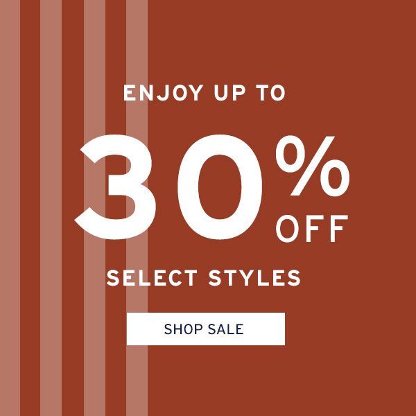 Sale up to 30% Off