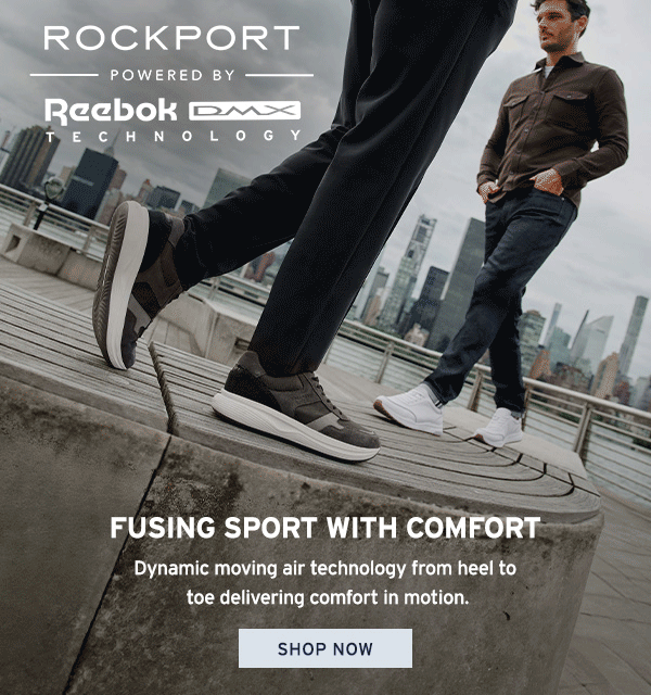 Rockport: Discover our Rockport x Reebok DMX Collection · Campaign Buzz