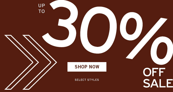 Up to 30% Off