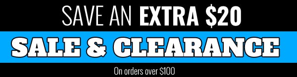 Save an Extra $20 on Sale & Clearance (over $100)