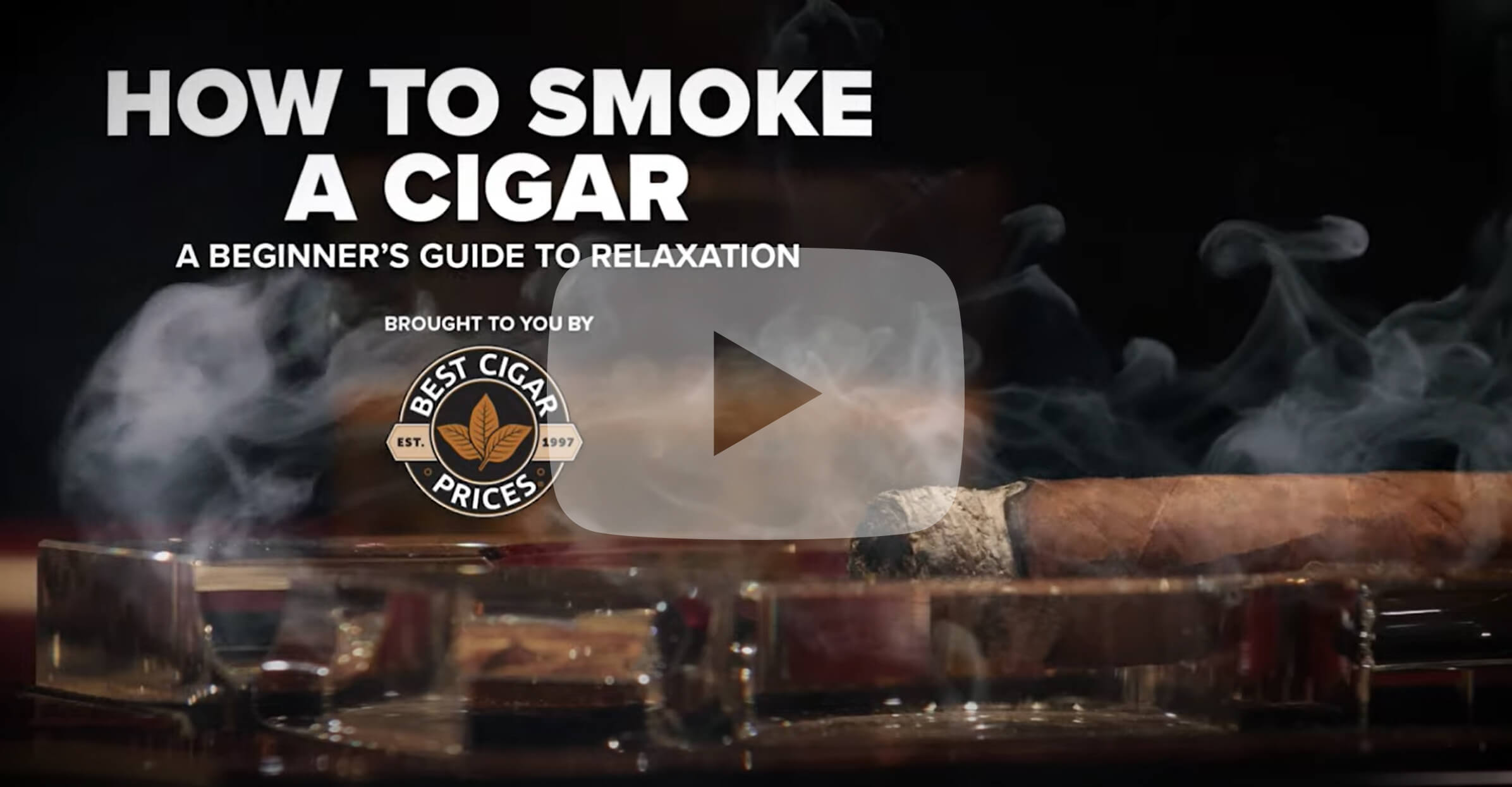 How to smoke a cigar - A beginner's guide to relaxation HOW TO SMOKE A CIGAR A BEGINNER'S GUIDE T 