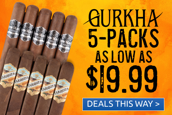 Gurkha 5-Packs Starting at $19.99! i M $19.99 